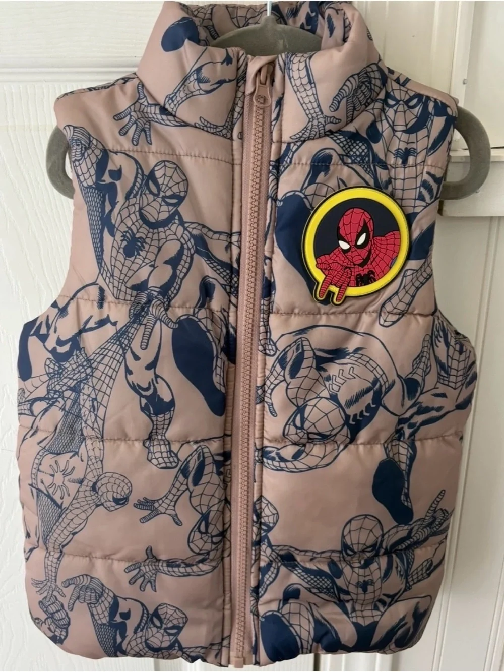 H&M Spiderman MARVEL Puffer Vest, 5T